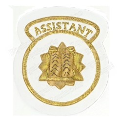 Badge / Macaron GLNF – Grande tenue nationale – Assistant Grand Elémosinaire – Ricamato a mano