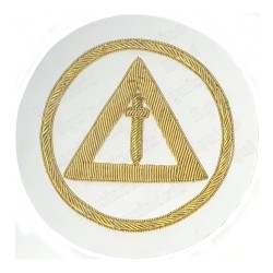 Badge / Macaron GLNF – Arche Royale Domatique – Officier National – Grand Gardien – Ricamato a mano