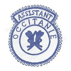 Badge / Macaron GLNF – Petite tenue provinciale – Gran Segretario – Occitanie – Ricamato a mano
